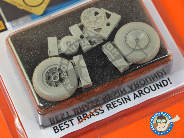 Image 4: Republic P-47 Thunderbolt D Bubble Top | Wheels in 1/32 scale manufactured by Eduard (ref. 632088)