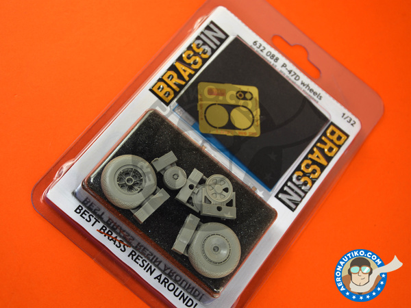 Image 5: Republic P-47 Thunderbolt D Bubble Top | Wheels in 1/32 scale manufactured by Eduard (ref. 632088)