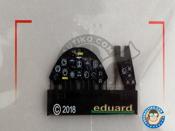 Image 1: Cockpit for F4U-1A | Cockpit set in 1/32 scale manufactured by Eduard (ref. 634002)