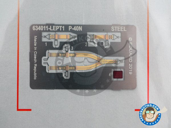 Image 2: Cockpit para el P-40N | Cockpit set en escala 1/32 fabricado por Eduard (ref. 634011)