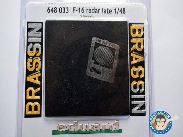 Image 2: F-16 Radar late (APG-68) | Brassin detail up set in 1/48 scale manufactured by Eduard (ref. 648033)