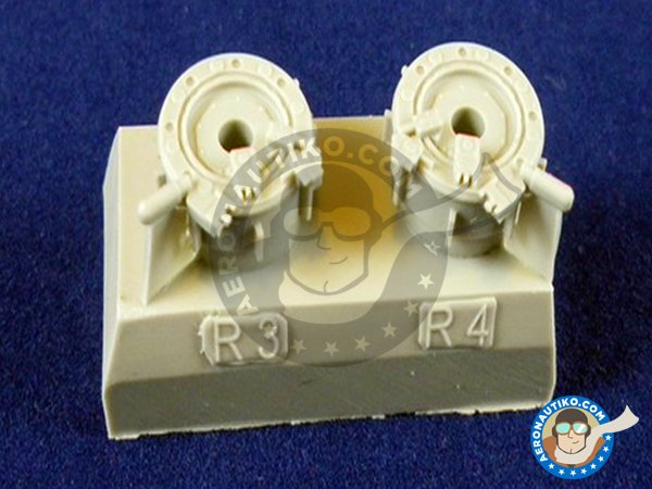 Image 3: Su-27 Wheels | Wheels in 1/48 scale manufactured by Eduard (ref. 648053)