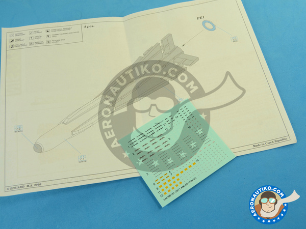 Image 5: Hughes AIM-4 Falcon G | Missiles in 1/48 scale manufactured by Eduard (ref. 648187)