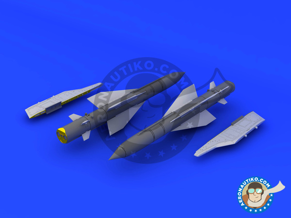 Image 2: AS.34 Kormoran 1 | Missiles in 1/48 scale manufactured by Eduard (ref. 648249)