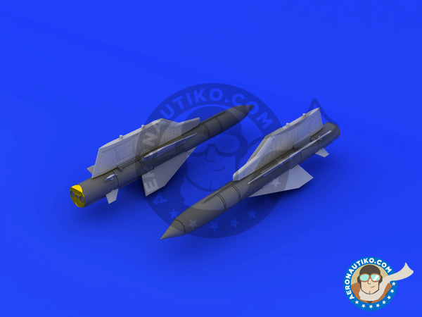 Image 3: AS.34 Kormoran 1 | Missiles in 1/48 scale manufactured by Eduard (ref. 648249)