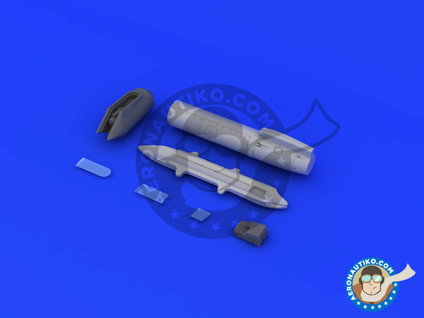 Image 2: Lockheed Martin Sniper Advanced Targeting Pod ATP | Missiles in 1/48 scale manufactured by Eduard (ref. 648252)