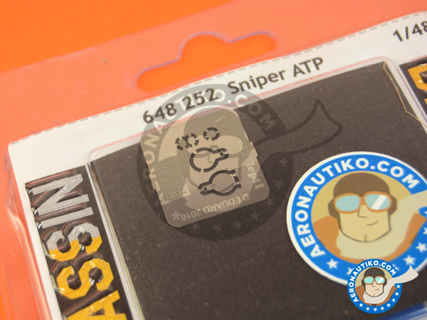 Image 6: Lockheed Martin Sniper Advanced Targeting Pod ATP | Missiles in 1/48 scale manufactured by Eduard (ref. 648252)