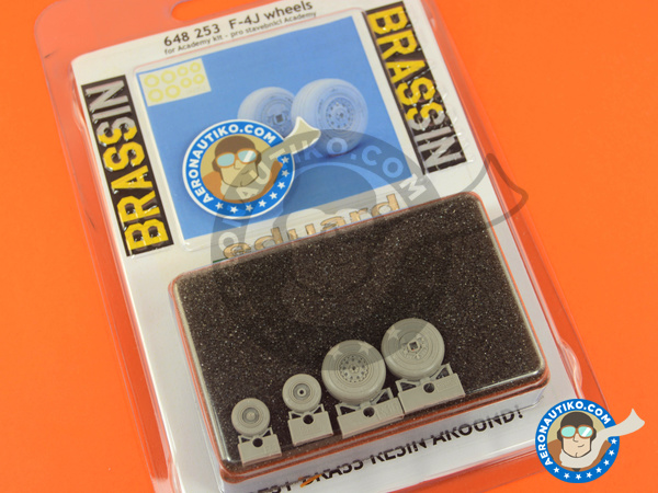 Image 8: McDonnell Douglas F-4 Phantom II J | Wheels in 1/48 scale manufactured by Eduard (ref. 648253)