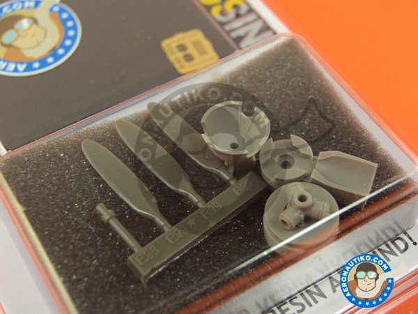 Image 2: Messerschmitt Bf 109 G-6 | Propeller in 1/48 scale manufactured by Eduard (ref. 648255)