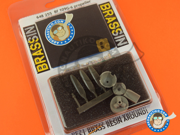 Image 5: Messerschmitt Bf 109 G-6 | Propeller in 1/48 scale manufactured by Eduard (ref. 648255)