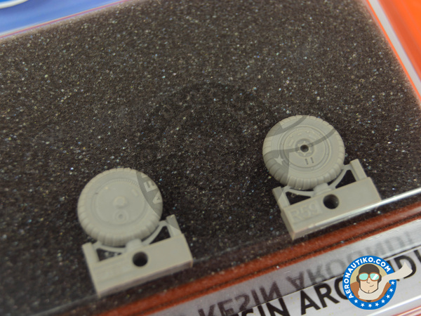 Image 5: Messerschmitt Bf 109 G-6 | Wheels in 1/48 scale manufactured by Eduard (ref. 648261)