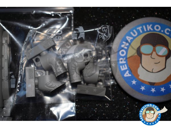 Image 5: McDonnell Douglas Harrier GR Mk. 7/9 | Brassin detail up set in 1/48 scale manufactured by Eduard (ref. 648284)