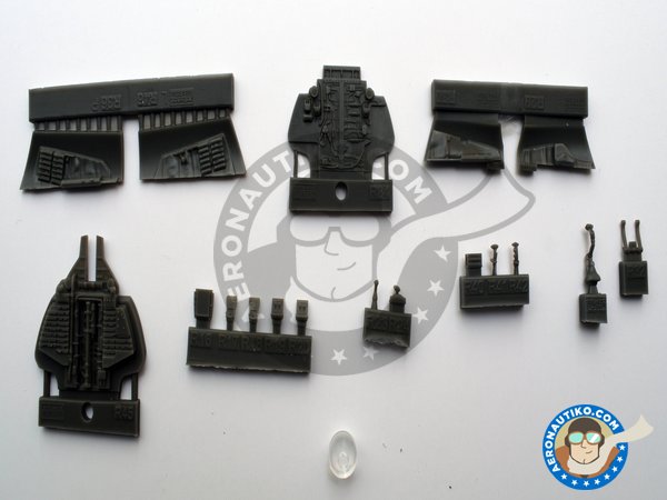 Image 4: Resin cockpit for F-14D | Cockpit set in 1/48 scale manufactured by Eduard (ref. 648457)