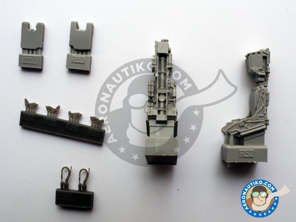 Image 7: Resin cockpit for F-14D | Cockpit set in 1/48 scale manufactured by Eduard (ref. 648457)