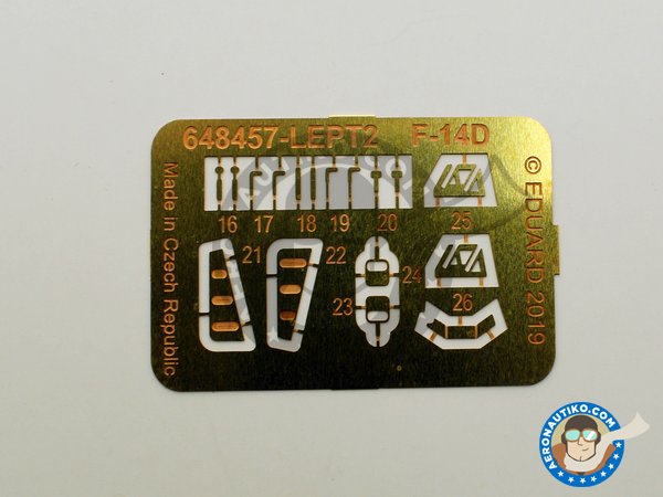 Image 11: Resin cockpit for F-14D | Cockpit set in 1/48 scale manufactured by Eduard (ref. 648457)