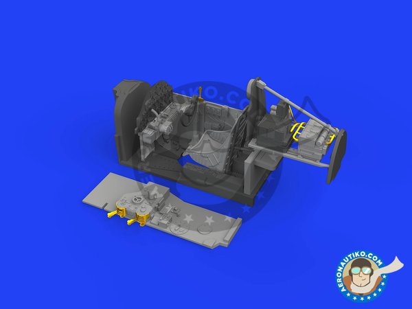 Image 1: Cockpit para P-38F | Cockpit set en escala 1/48 fabricado por Eduard (ref. 648544)