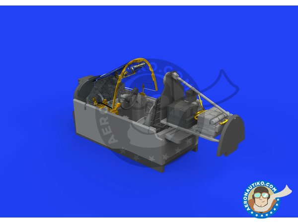 Image 2: Lockheed P-38G "Lightning" | Brassin detail up set in 1/48 scale manufactured by Eduard (ref. 648545)