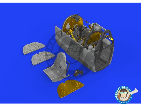 Image 1: Spitfire Mk. I cockpit | Cockpit set in 1/48 scale manufactured by Eduard (ref. 648578)