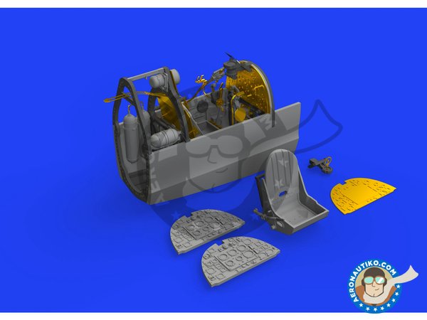 Image 3: Spitfire Mk. I cockpit | Cockpit set in 1/48 scale manufactured by Eduard (ref. 648578)