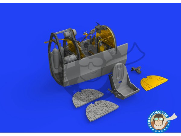 Image 4: Spitfire Mk. I cockpit | Cockpit set in 1/48 scale manufactured by Eduard (ref. 648578)