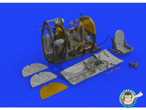 Image 5: Spitfire Mk. I cockpit | Cockpit set in 1/48 scale manufactured by Eduard (ref. 648578)