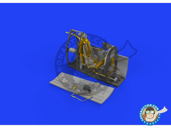 Image 8: Spitfire Mk. I cockpit | Cockpit set in 1/48 scale manufactured by Eduard (ref. 648578)