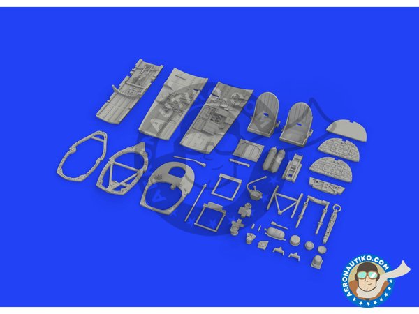 Image 9: Spitfire Mk. I cockpit | Cockpit set in 1/48 scale manufactured by Eduard (ref. 648578)