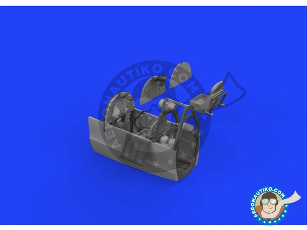 Image 10: Spitfire Mk. I cockpit | Cockpit set in 1/48 scale manufactured by Eduard (ref. 648578)