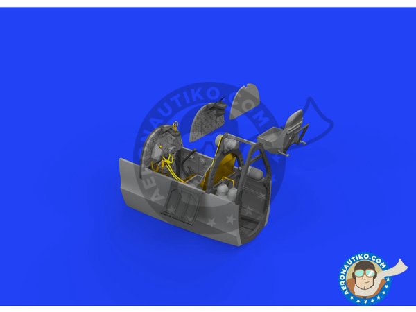 Image 11: Spitfire Mk. I cockpit | Cockpit set in 1/48 scale manufactured by Eduard (ref. 648578)