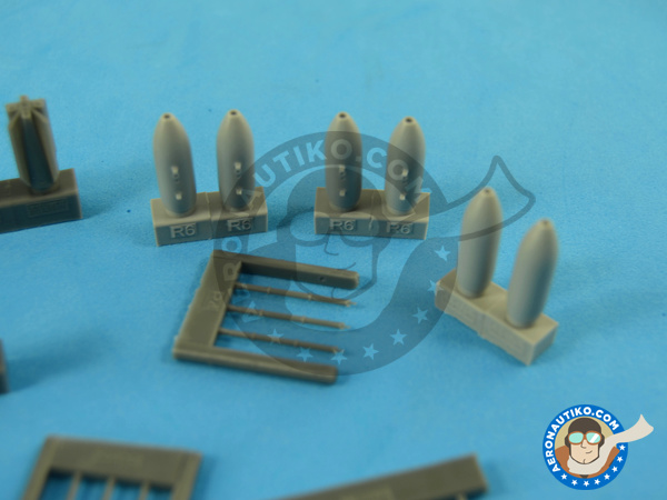 Image 4: M117 | Bombs in 1/72 scale manufactured by Eduard (ref. 672059)