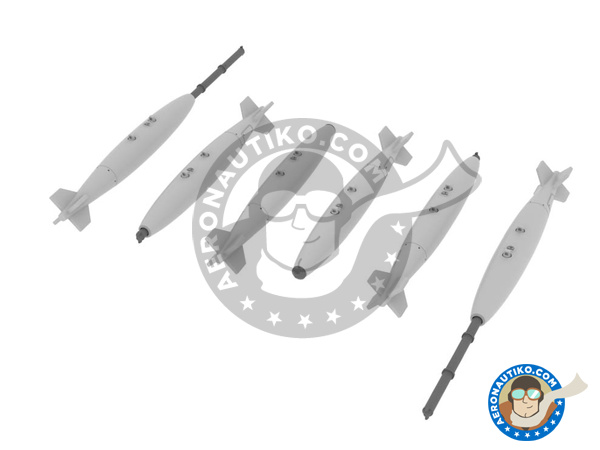 Image 1: Mark Mk.82 | Bombs in 1/72 scale manufactured by Eduard (ref. 672087)