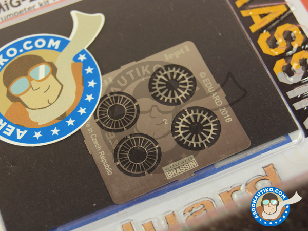 Image 2: Mikoyan MiG-29 Fulcrum A | Exhaust nozzle in 1/72 scale manufactured by Eduard (ref. 672091)