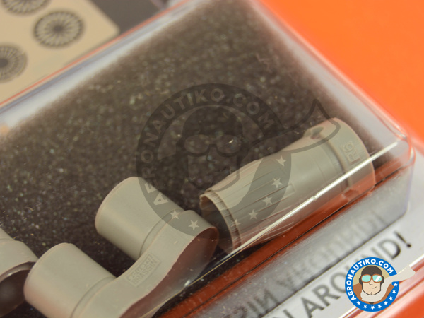 Image 3: Mikoyan MiG-29 Fulcrum A | Exhaust nozzle in 1/72 scale manufactured by Eduard (ref. 672091)