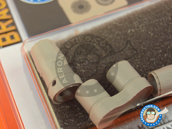 Image 4: Mikoyan MiG-29 Fulcrum A | Exhaust nozzle in 1/72 scale manufactured by Eduard (ref. 672091)