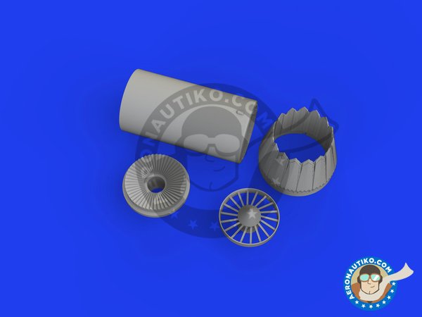 Image 1: F-35A  "Lightning II" - Exhaust Nozzle | Exhaust nozzle in 1/72 scale manufactured by Eduard (ref. 672334)