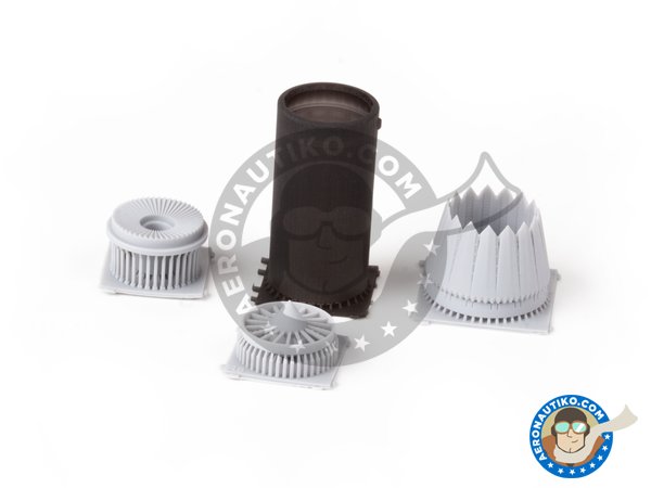 Image 3: F-35A  "Lightning II" - Exhaust Nozzle | Exhaust nozzle in 1/72 scale manufactured by Eduard (ref. 672334)