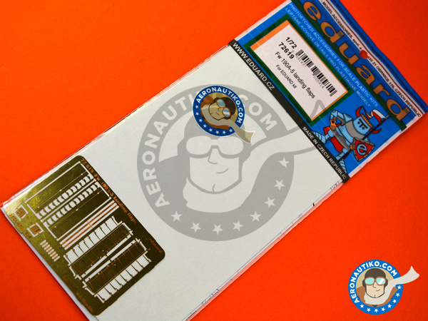 Image 1: Focke-Wulf Fw 190 Würger Landing Flaps A-5 | Flaps en escala 1/72 fabricado por Eduard (ref. 72619)