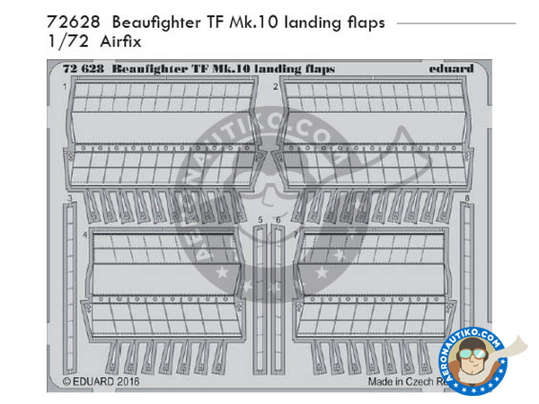 Image 1: Bristol Beaufighter TF Mk. X | Photo-etched parts in 1/48 scale manufactured by Eduard (ref. 72628)