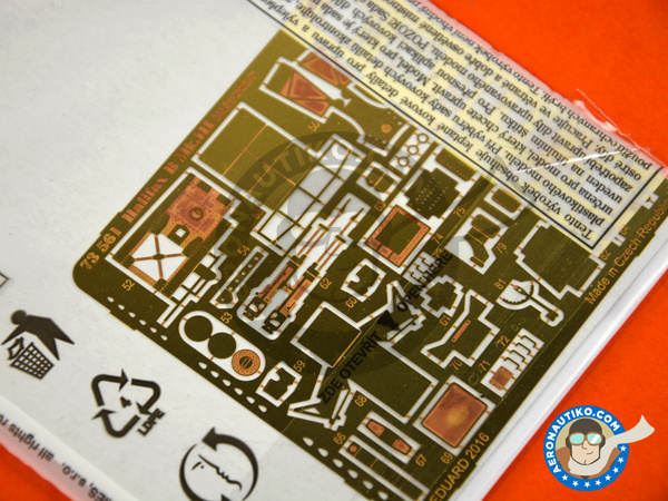 Image 3: Handley Page Halifax B Mk. III | Fotograbados en escala 1/72 fabricado por Eduard (ref. 73561)