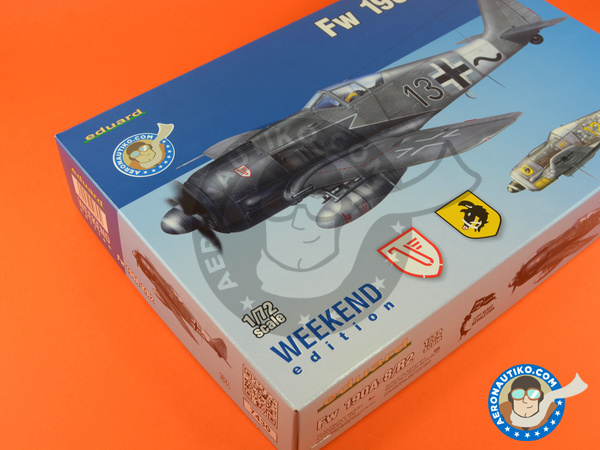 Image 12: Focke-Wulf Fw 190 Würger A-8 / R2 | Airplane kit in 1/72 scale manufactured by Eduard (ref. 7430)