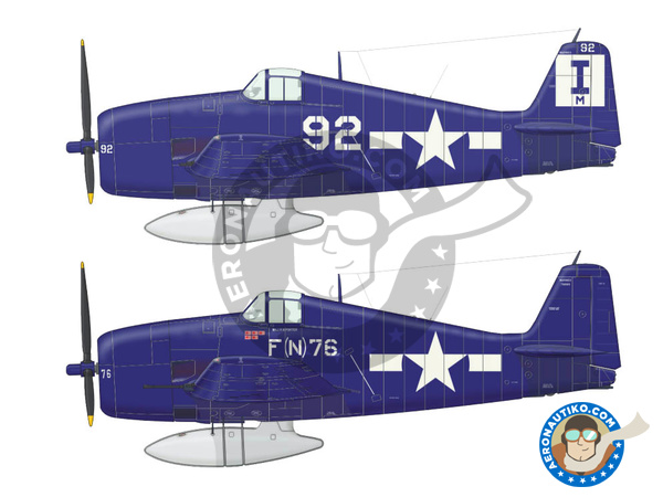 Image 1: Grumman F6F Hellcat 5 | Airplane kit in 1/72 scale manufactured by Eduard (ref. 7434)