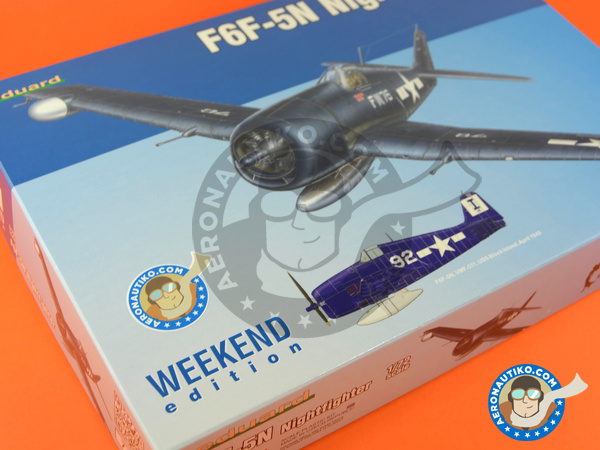 Image 11: Grumman F6F Hellcat 5 | Airplane kit in 1/72 scale manufactured by Eduard (ref. 7434)