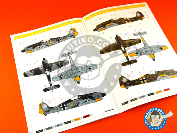 Image 10: Focke-Wulf Fw 190 Würger A-5 | Airplane kit in 1/72 scale manufactured by Eduard (ref. 7436)