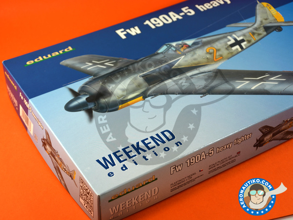 Image 11: Focke-Wulf Fw 190 Würger A-5 | Airplane kit in 1/72 scale manufactured by Eduard (ref. 7436)