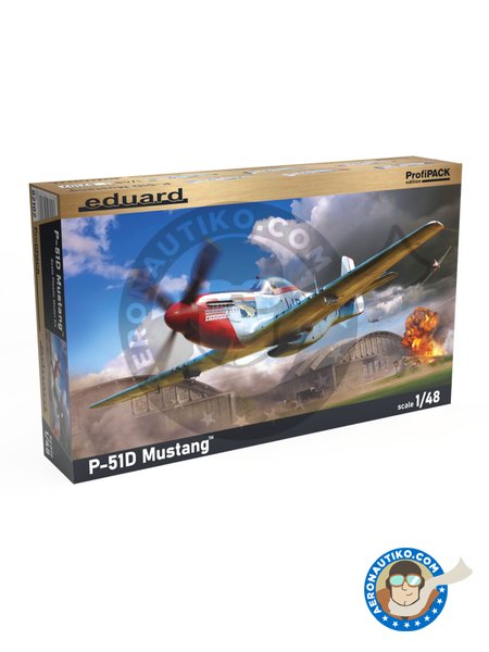North American P-51D "Mustang" | Airplane kit in 1/48 scale manufactured by Eduard (ref. 82102) image