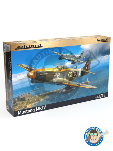Mustang Mk.IV (RAF) | Airplane kit in 1/48 scale manufactured by Eduard (ref. 82104) image