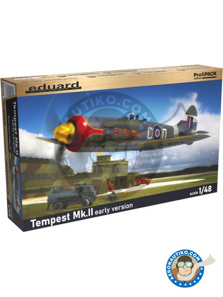 Hawker "Tempest" Mk.II (Early version) | Airplane kit in 1/48 scale manufactured by Eduard (ref. 82124) image