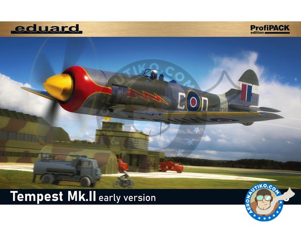 Image 1: Hawker "Tempest" Mk.II (Early version) | Airplane kit in 1/48 scale manufactured by Eduard (ref. 82124)