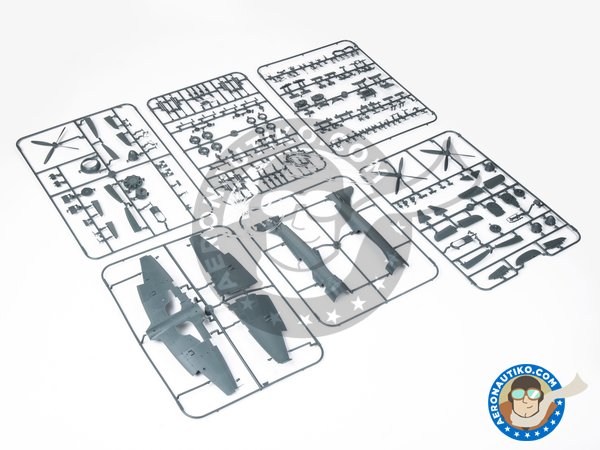 Image 3: Hawker "Tempest" Mk.II (Early version) | Airplane kit in 1/48 scale manufactured by Eduard (ref. 82124)