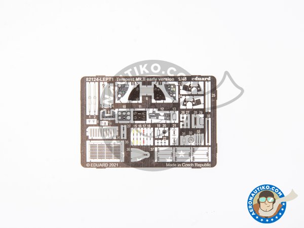 Image 5: Hawker "Tempest" Mk.II (Early version) | Airplane kit in 1/48 scale manufactured by Eduard (ref. 82124)